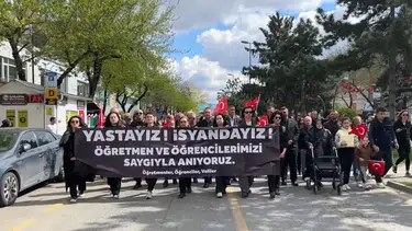 Şanlıurfa ve Kahramanmaraş'taki okul saldırıları sessiz yürüyüş ile tepki gösterildi
