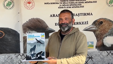 Iğdır'daki İspanyol bilim insanı Türkiye Doğa Koruma Ekolojisi ödülüne layık görüldü