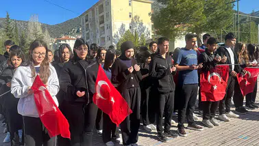 Okul saldırılarında hayatını kaybedenler Akseki'de anıldı