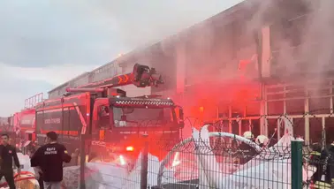 Yangına müdahale eden itfaiye personeli şehit oldu