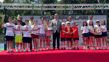Küçükler ve Minikler Tenis Türkiye Birinciliği müsabakaları tamamlandı