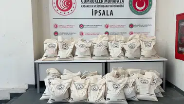 İpsala Sınır Kapısı'nda 1 ton 470 kilogram uyuşturucu ele geçirildi