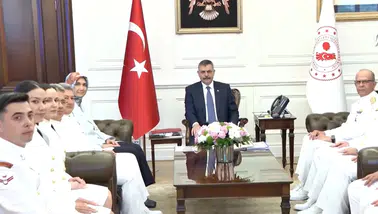 Bakan Çiftçi, Sahil Güvenlik Komutanlığı heyetini kabul etti
