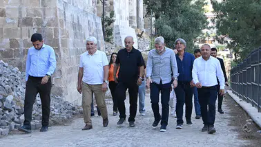 Tarihi Kahramanmaraş Kalesinde çalışmalar tamamlanıyor