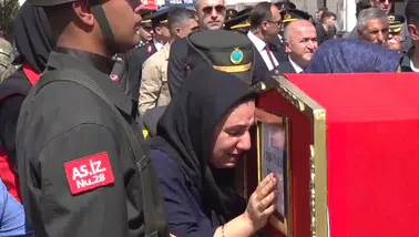 Şehit Uzman Çavuş Coşkun Sevim son yolculuğuna uğurlandı