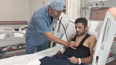 Aort damarı yırtılan çiftçi, 6 saatlik operasyonla hayata tutundu