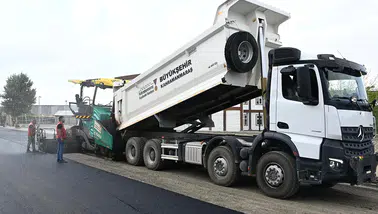 Kuzey İlçeleri saatte üretim tesisinde 240 ton sıcak asfalt üretiyor