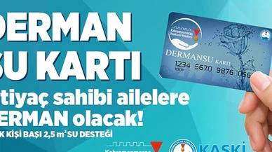 KASKİ’de, su tüketim desteği dönemi başladı!