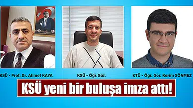 KSÜ yeni bir buluşa imza attı!