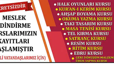 Kahramanmaraş’ta 12 branşta engelsiz kurs verilecek