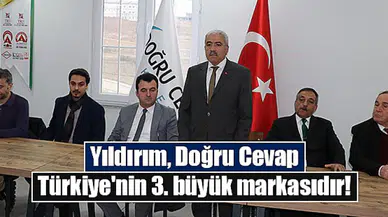 Yıldırım, Doğru Cevap Türkiye'nin 3. büyük markasıdır!