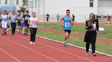 Kahramanmaraş’ında katıldığı posta dağıtıcıları yarıştı!