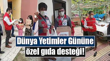 Dünya Yetimler Gününe özel gıda desteği