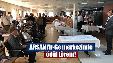 ARSAN Ar-Ge merkezinde ödül töreni!