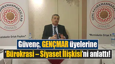 Güvenç, GENÇMAR üyelerine ‘Bürokrasi – Siyaset İlişkisi’ni anlattı!