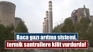Baca gazı arıtma sistemi, termik santrallere kilit vurdurdu!
