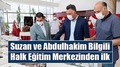 Suzan ve Abdulhakim Bilgili Halk Eğitim Merkezinden ilk