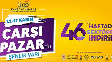 Kahramanmaraş’ta ‘Çarşı Pazar Şenliği’ başlıyor!