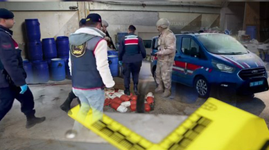 1 ton 625 kilo uyuşturucu hap hammaddesi ele geçirildi'
