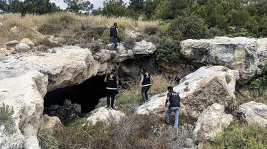 17 yıl 3 ay kesinleşmiş hapis cezasıyla aranan hükümlü mağarada yakalandı