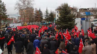 Afşin, Mehmetçik için tek yürek oldu!