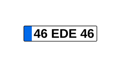 46 EDE 46 plakasının sahibi belli oldu