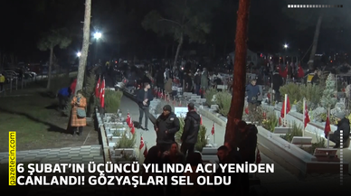 6 Şubat’ın üçüncü yılında acı yeniden canlandı! Gözyaşları sel oldu