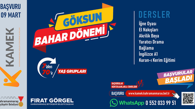 7 farklı atölyede ücretsiz eğitim başlıyor!