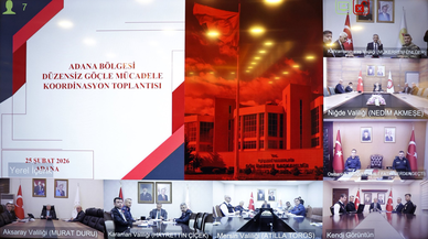 Adana Bölgesi’nde düzensiz göçle mücadele masaya yatırıldı