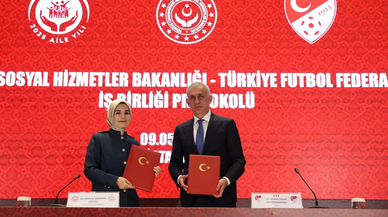 Aile ve Sosyal Hizmetler Bakanlığı ile TFF arasında iş birliği protokolü imzalandı