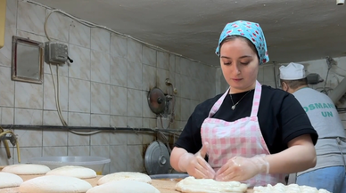 Aşçılık mezunu kızı fırıncı babanın en büyük destekçisi oldu