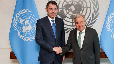 Bakan Kurum, BM Genel Sekreteri Guterres ile görüştü