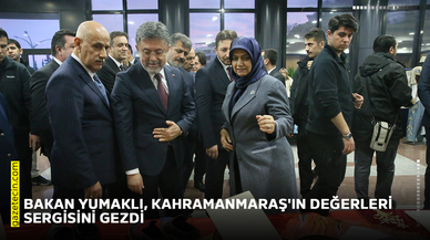 Bakan Yumaklı, Kahramanmaraş'ın Değerleri sergisini gezdi