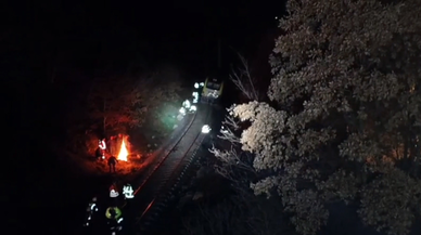 Balıkesir'de 6 Eylül Ekspresi raydan çıktı! 150 yolcu tahliye edildi