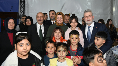 Başkan Görgel, çocukların bayram sevincine ortak oldu