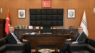 Başkan Görgel, KSÜ Rektörü Okumuş’u ağırladı