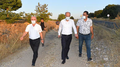Başkan Okay, Yeniyurt, Çınarlı ve Doğanlıkarahasan’daki çalışmaları yerinde inceledi