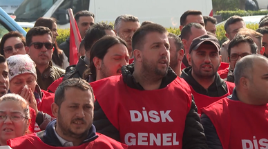 Belediye işçilerinden eksik ve taksitli maaş eylemi