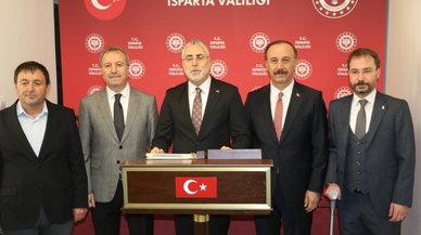 Çalışma ve Sosyal Güvenlik Bakanı Işıkhan, Isparta'da ziyaretlerde bulundu