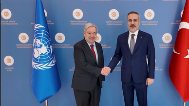 Dışişleri Bakanı Fidan, BM Genel Sekreteri Guterres ile bir araya geldi