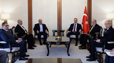 Dışişleri Bakanı Fidan, Hamas heyeti ile  görüştü