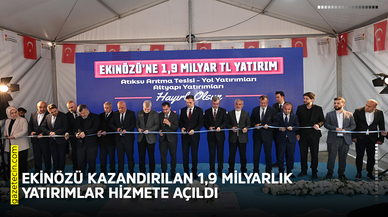 Ekinözü kazandırılan 1,9 milyarlık yatırımlar hizmete açıldı