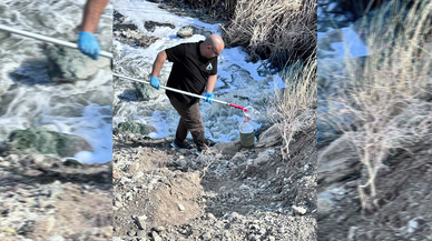 Elbistan doğan Ceyhan Nehri'ndeki kirliliğe 10 milyon lira ceza