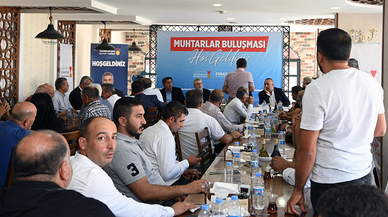 Elbistan’ın tüm mahalle muhtarları aynı masada toplandı