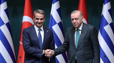 Erdoğan ve Miçotakis, ortak basın toplantısı düzenledi