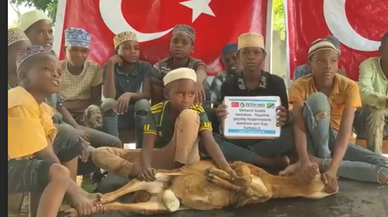 Eşinden boşandı, Tanzanya’ya 8 kurban bağışladı