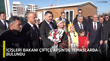 İçişleri Bakanı Çiftçi, Afşin'de temaslarda bulundu