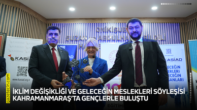 İklim değişikliği ve geleceğin meslekleri söyleşisi Kahramanmaraş’ta gençlerle buluştu