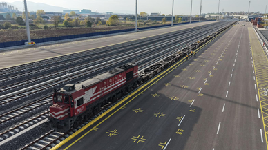 İntermodal terminal Railport'tan ilk tren çıkışı gerçekleşti