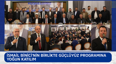 İsmail Binici’nin Birlikte Güçlüyüz programına yoğun katılım